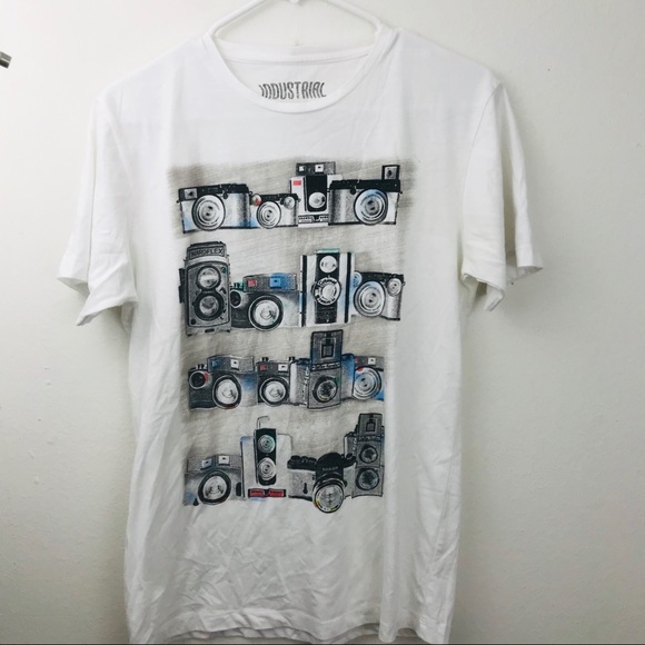 Hipster camera graphic tshirt size M - Picture 2 of 5